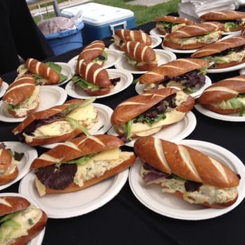 Westword Dish 2013 - Favorite dish of the event/chicken salad on a pretzel roll from Trillium. - Festivals Near Me Westword Dish 2013 - Favorite dish of the event/chicken salad on a pretzel roll from Trillium. - Festivals Near Me