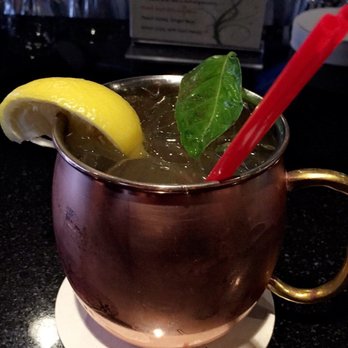 Pete & Larry's - New Peach Basil Moscow Mule at Pete and Larry's-not your traditional Moscow Mule! - New American Near Me - Bangor, Maine Pete & Larry's - New Peach Basil Moscow Mule at Pete and Larry's-not your traditional Moscow Mule! - New American Near Me - Bangor, Maine