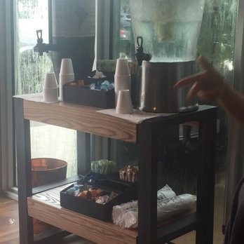 First Watch - The coffee and water station in the waiting area. Brilliant concept. - Breakfast & Brunch Near Me - Hialeah, Florida