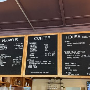 Pegasus Coffee House - Menu Aug 2026 - Coffee & Tea Near Me - Bainbridge Island, Washington Pegasus Coffee House - Menu Aug 2026 - Coffee & Tea Near Me - Bainbridge Island, Washington