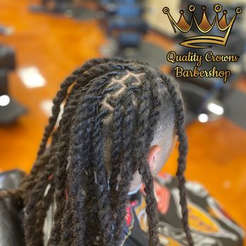 Quality Crowns Barbershop - Two-Strain re-twist style (dread locs) - Barbers Near Me - Rockledge, Florida Quality Crowns Barbershop - Two-Strain re-twist style (dread locs) - Barbers Near Me - Rockledge, Florida