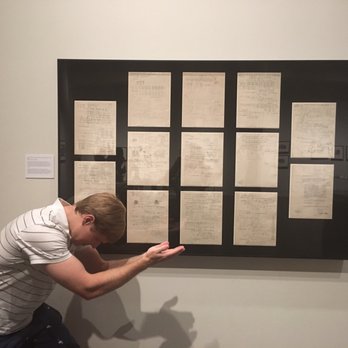 Harry Ransom Center - My husband fawning all over Einstein's equations on gravitational waves from the 1950s. - Museums Near Me - Austin, Texas