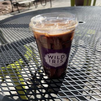 Wild Iris Coffee House - Mocha latte with oat milk - Bakeries Near Me - Prescott, Arizona Wild Iris Coffee House - Mocha latte with oat milk - Bakeries Near Me - Prescott, Arizona