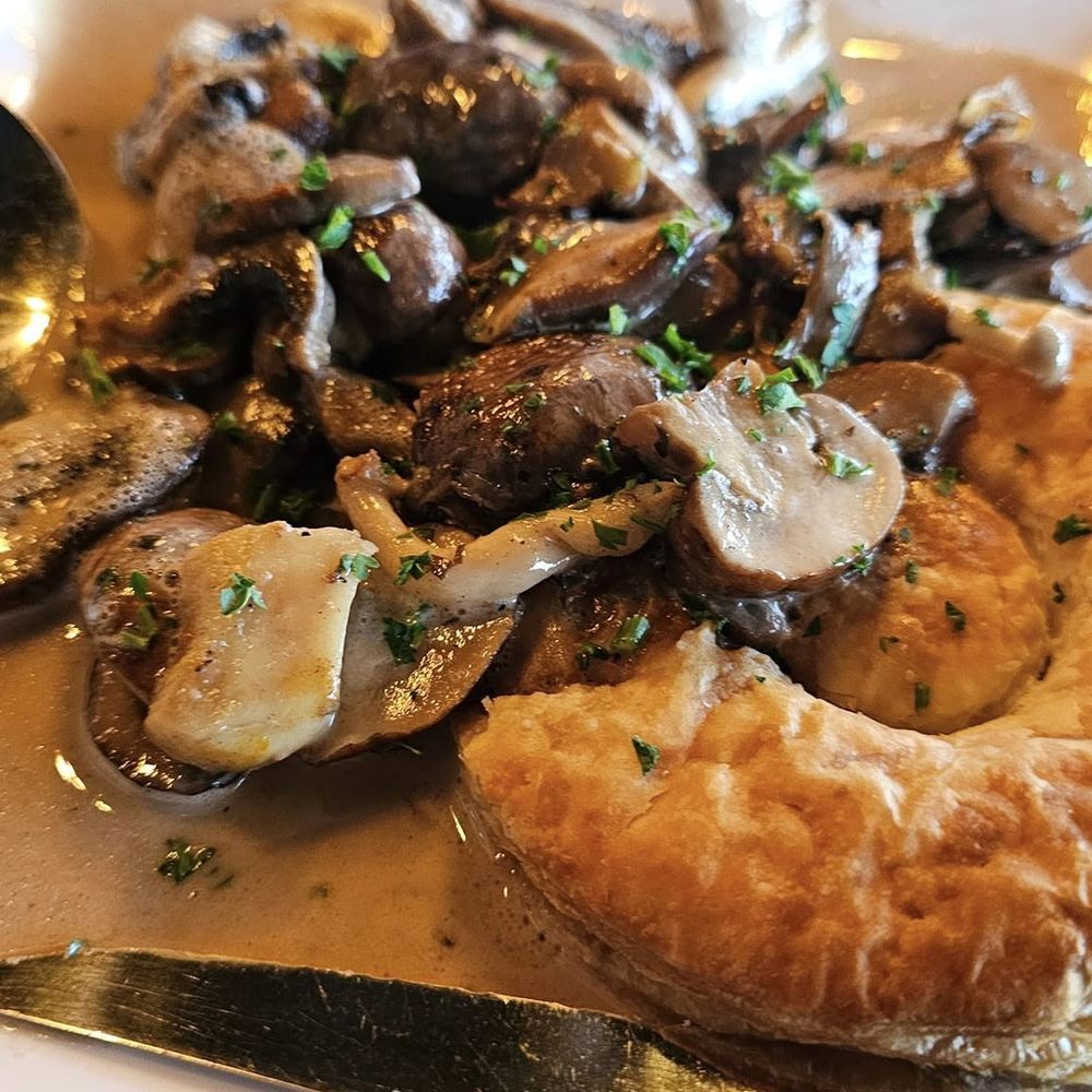 Bodega - mushroom vol-au-vent
mixed mushrooms, butter, sherry, cream, pastry - Tapas Bars Near Me - Sherwood Park, Alberta Bodega - mushroom vol-au-vent
mixed mushrooms, butter, sherry, cream, pastry - Tapas Bars Near Me - Sherwood Park, Alberta