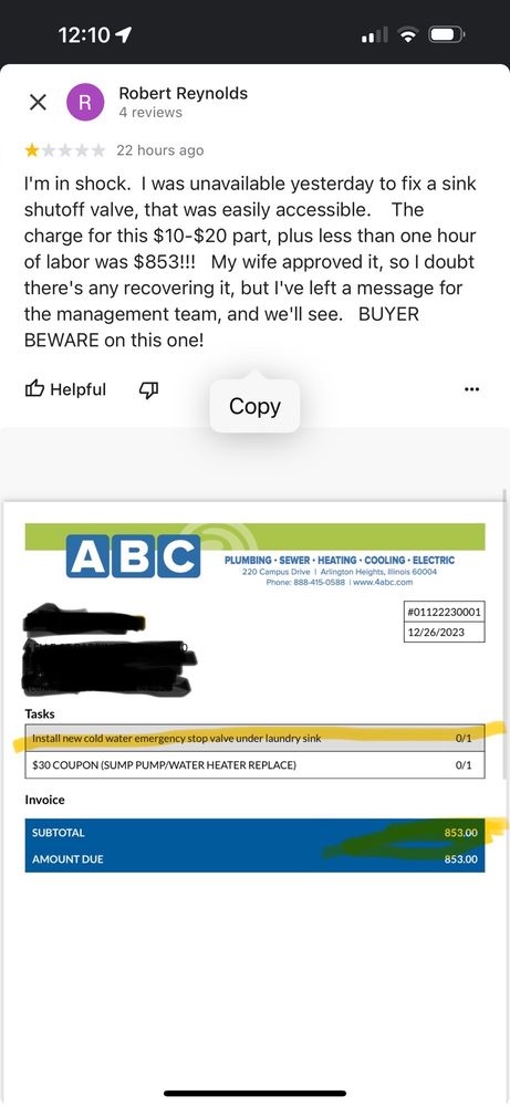 Slide of ABC Plumbing, Sewer, Heating, Cooling and Electric