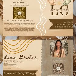 Lena Gruber's Art of Therapy - Lena Gruber's Art of Therapy Business Cards
