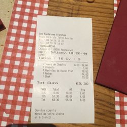 Restaurant les Fontaines Blanches