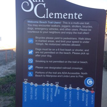 Beach Trail - Trail start (or end) at Calafia. 2.3 miles from this point to north beach - Beaches Near Me