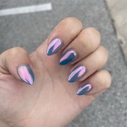 Full set of acrylics done