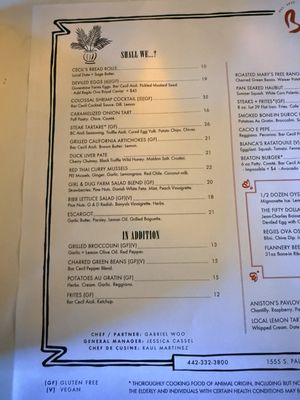 Menu photo 6 Bar Cecil Palm Springs, CA Menu photo 6 Bar Cecil Palm Springs, CA