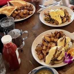 Baja hash stack Grilled bfast sndwch Buenas Dias special Baja hash stack Grilled bfast sndwch Buenas Dias special