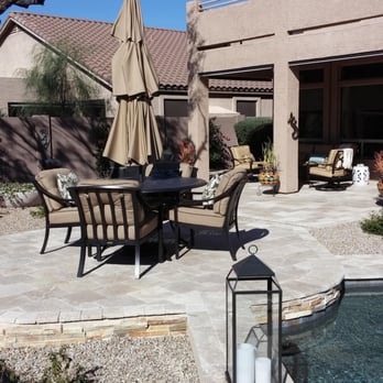 Desert Affects Landscaping - a patio with a table and chairs - Landscaping Near Me Desert Affects Landscaping - a patio with a table and chairs - Landscaping Near Me