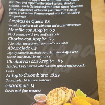 The Arepa Bar - Menu - Colombian Near Me - Raleigh, North Carolina The Arepa Bar - Menu - Colombian Near Me - Raleigh, North Carolina