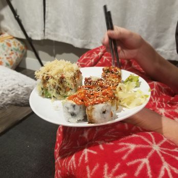 Wellness Sushi - (Smaller) Tokyo Drift Roll (Larger) Kakiage Supreme Roll - Vegan Near Me - Denver, Colorado Wellness Sushi - (Smaller) Tokyo Drift Roll (Larger) Kakiage Supreme Roll - Vegan Near Me - Denver, Colorado