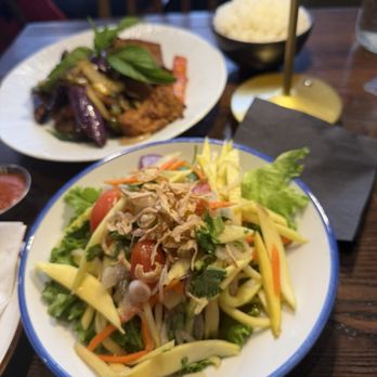 OBAO - Vietnamese salad & eggplant/tofu dish . Do not recommend - Asian Fusion Near Me - New York, New York OBAO - Vietnamese salad & eggplant/tofu dish . Do not recommend - Asian Fusion Near Me - New York, New York