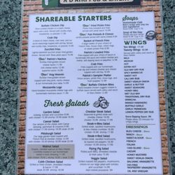 Patrick's - Menu