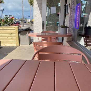 Curious Soul Artisan Bakery - Two outdoor two tops for enjoying the beach town vibes - Coffee & Tea Near Me - Treasure Island, Florida Curious Soul Artisan Bakery - Two outdoor two tops for enjoying the beach town vibes - Coffee & Tea Near Me - Treasure Island, Florida