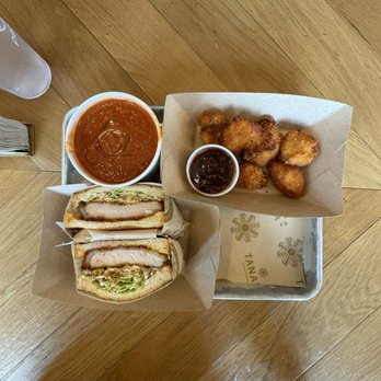 Tanaka - Miso Tomato Soup Kids Katsu Nuggets Spicy Pork Katsu - Sandwiches Near Me - Portland, Oregon Tanaka - Miso Tomato Soup Kids Katsu Nuggets Spicy Pork Katsu - Sandwiches Near Me - Portland, Oregon