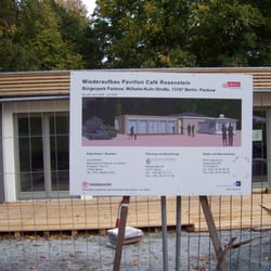 Kaffeehaus Rosenstein - Informationen zum Bau des neuen Pavillons
