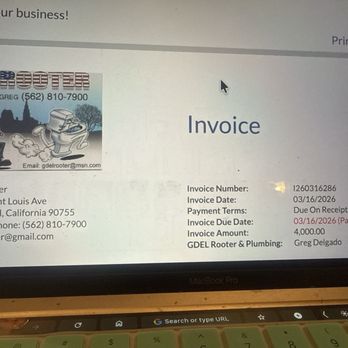 SoCal Plumbing Service - Second invoice, I'm still trying to figure out where this company came from. - Plumbing Near Me SoCal Plumbing Service - Second invoice, I'm still trying to figure out where this company came from. - Plumbing Near Me