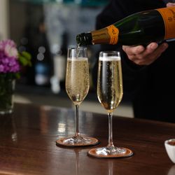 Great Oak Manor - Veuve Clicquot served at the Parlor Bar / Great Oak Manor