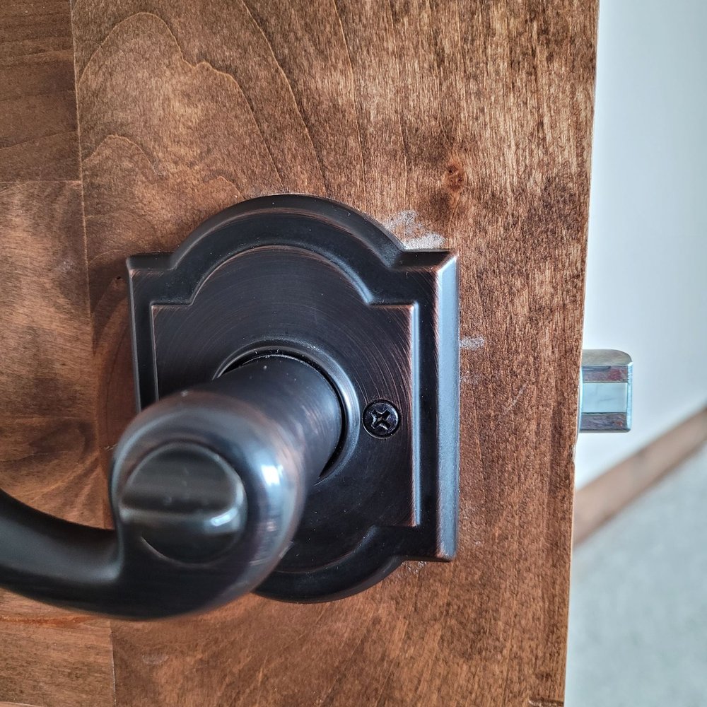 Bob's Lock Safe & Key - Scratches due to shifting hardware which was improperly installed - Keys & Locksmiths Near Me - South Jordan, Utah