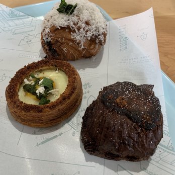 Machine Shop - Spicy greens croissant, jammy egg danish, chocolate hazelnut croissant - Desserts Near Me - Philadelphia, Pennsylvania Machine Shop - Spicy greens croissant, jammy egg danish, chocolate hazelnut croissant - Desserts Near Me - Philadelphia, Pennsylvania