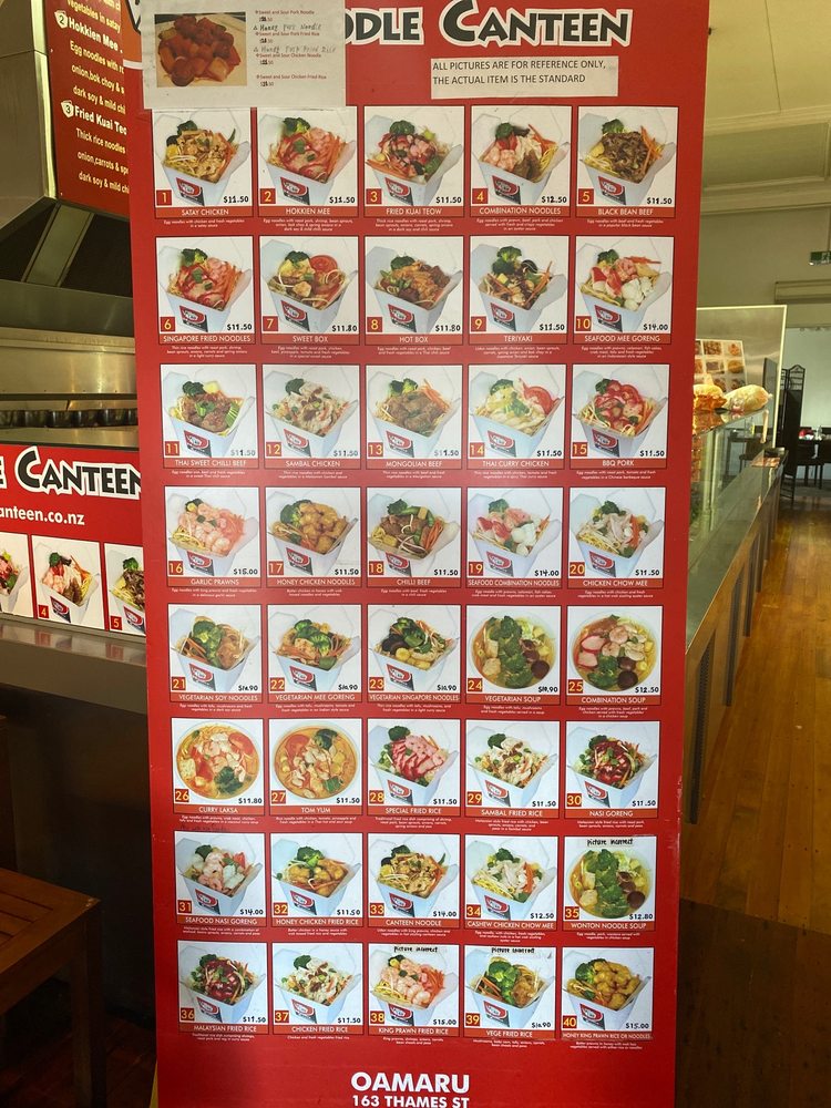 NOODLE CANTEEN 163 Thames St, Oamaru, Otago, New Zealand Noodles
