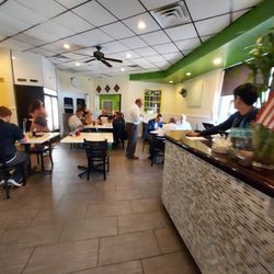 China Inn - Cash register and first dining room