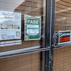 One Love Bakery - It's Wednesday, thought they are open til 6pm! :(