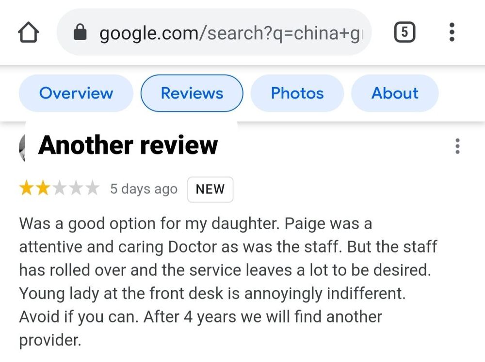 CHINA GROVE FAMILY MEDICINE Updated August 2024 308 E Centerview St