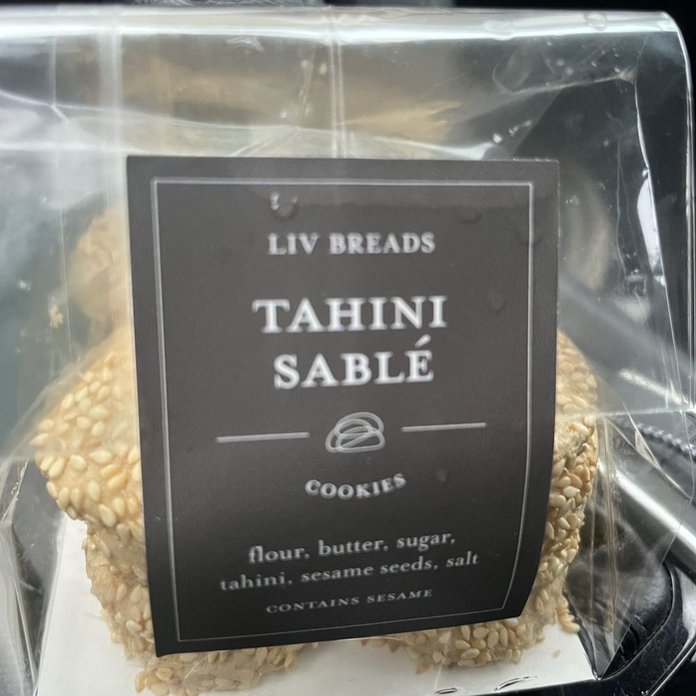 Liv Breads Artisan Bakery and Coffee Bar - Tahini sable cookies - Bakeries Near Me - Millburn, New Jersey