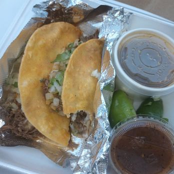 El Jefe Tacos - 2 Queso birria tacos that didn't make it out of the parking lot! - Mexican Near Me - Tempe, Arizona El Jefe Tacos - 2 Queso birria tacos that didn't make it out of the parking lot! - Mexican Near Me - Tempe, Arizona