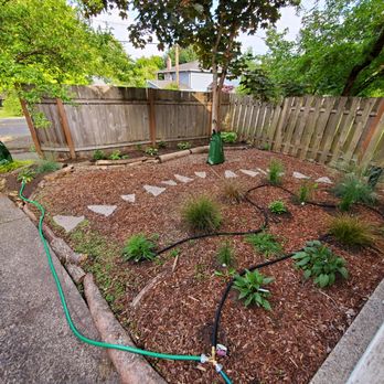 SymbiOp Landscaping - front yard plants and pathway - Landscaping Near Me - Portland, Oregon SymbiOp Landscaping - front yard plants and pathway - Landscaping Near Me - Portland, Oregon