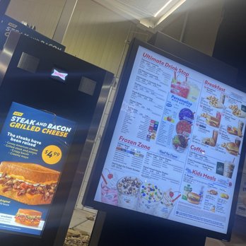 Sonic Drive-In - a menu for a fast food restaurant - Ice Cream & Frozen Yogurt Near Me - ASHLAND, Kentucky