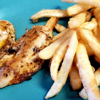The Grill - Grilled Chicken breast with fries - Burgers Near Me - Dalhart, Texas The Grill - Grilled Chicken breast with fries - Burgers Near Me - Dalhart, Texas