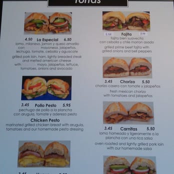 Tortas Las Tortugas - Menu - Mexican Near Me - Farmers Branch, Texas