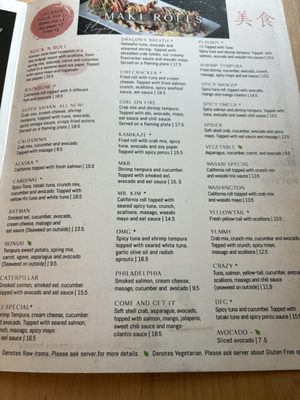 Menu photo 2 Wasabi Sushi Bar O'Fallon, IL Menu photo 2 Wasabi Sushi Bar O'Fallon, IL
