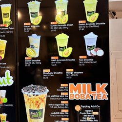 Mía 102 - Updated menu as of 2023