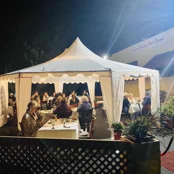 Papillon - Outdoor Pavillon at night - French Near Me - Fremont, California Papillon - Outdoor Pavillon at night - French Near Me - Fremont, California
