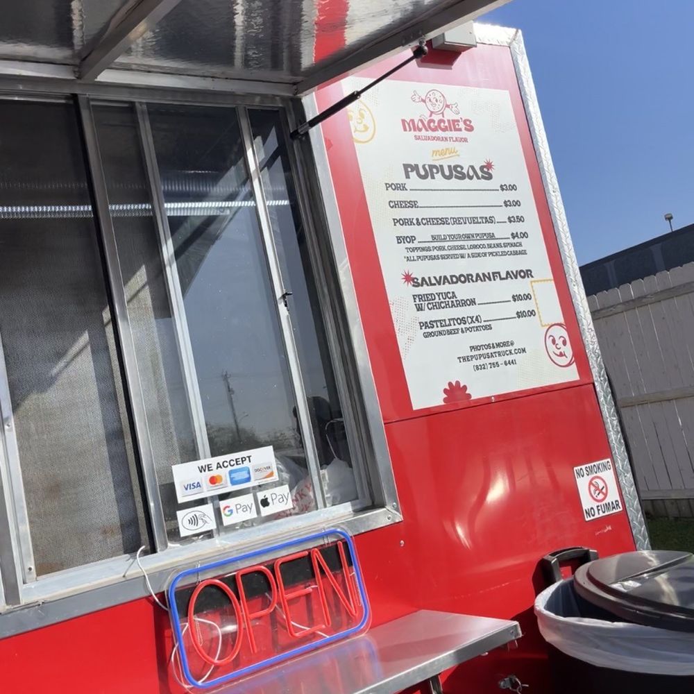 Maggie’s Sabor Salvadoreño - Menu in English. Cash, card, Apple Pay, Google Pay accepted - Food Trucks Near Me - Houston, Texas Maggie’s Sabor Salvadoreño - Menu in English. Cash, card, Apple Pay, Google Pay accepted - Food Trucks Near Me - Houston, Texas