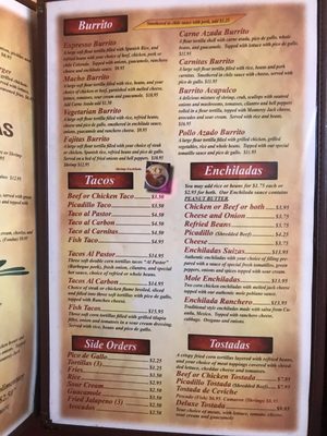 Menu photo 1 Si Amigos Reno, NV Menu photo 1 Si Amigos Reno, NV