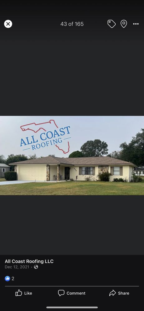 Slide of All Coast Roofing