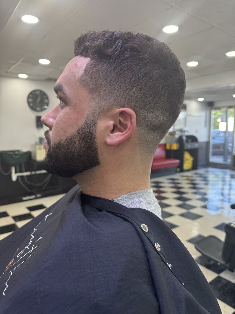 Straight Line Barbershop Logo