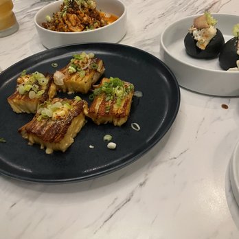 Zu Izakaya - ASU - Mini Lobster Roll Root Vegetable Pave Stir Fried Kimchi - Sushi Bars Near Me - Tempe, Arizona Zu Izakaya - ASU - Mini Lobster Roll Root Vegetable Pave Stir Fried Kimchi - Sushi Bars Near Me - Tempe, Arizona