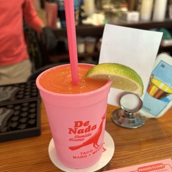 De Nada - Strawberry marg - Mexican Near Me - Austin, Texas