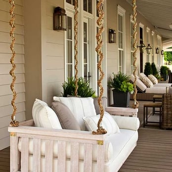 Nancy Gerber - Hanging a swing on the porch is not only stylish, but wonderful to pass time in   relaxing - Real Estate Agents Near Me - Pasadena, California