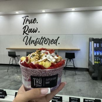 Trū Bowl - Custom bowl with ube, trucoconut, blue Majik, dragon coconut chia pudding - Acai Bowls Near Me - Upland, California Trū Bowl - Custom bowl with ube, trucoconut, blue Majik, dragon coconut chia pudding - Acai Bowls Near Me - Upland, California