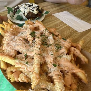 Glendale Burger Shop - parmesan fries - Burgers Near Me - Traverse City, Michigan