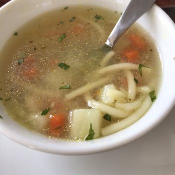 Konakai - Chicken noodle potato type soup that comes with lunch special - Peruvian Near Me - Sunrise, Florida